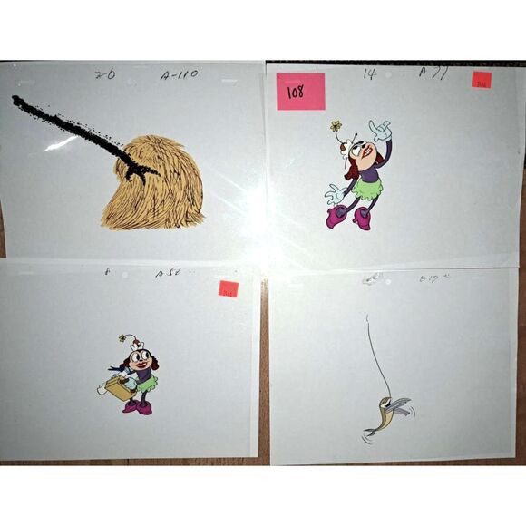 1930's Cartoons 1970 remakes 23 Cels Warner Bros Looney Tunes & Charles Mintz - Picture 9 of 12